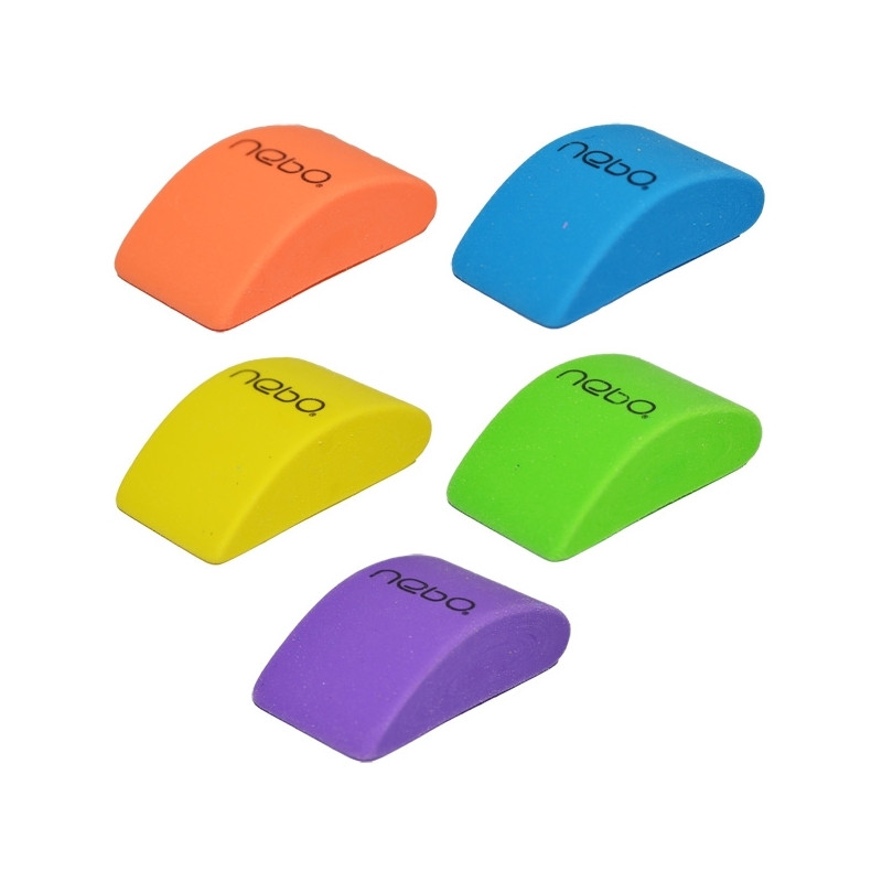 Radiera sters, pentru creion, forma ergonomica, diferite culori - imagine 4